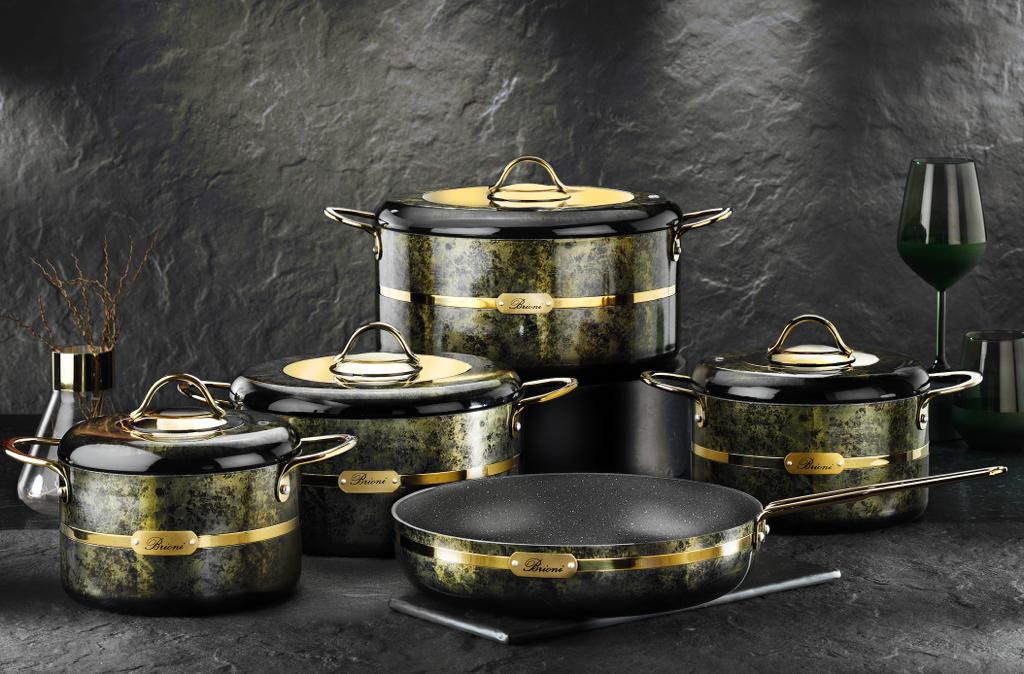 طقم حلل جرانيت 9 قطع - سيلكشن بريوني