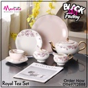 طقم شاي وجاتوه بورسلين30قطعة رويال