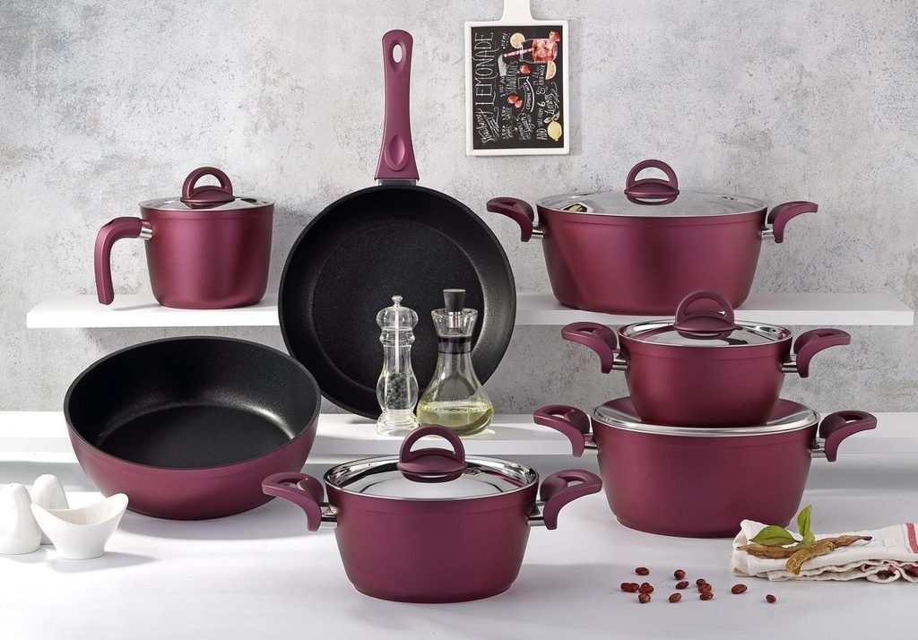 طقم حلل تيتانيوم ١٢ ق دوربينا