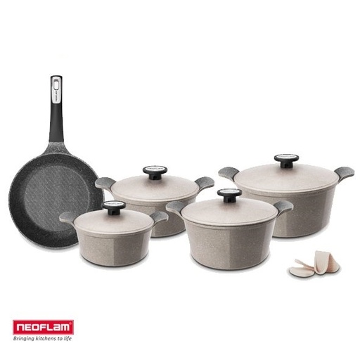 طقم حلل نيوفلام 11ق مضلع 