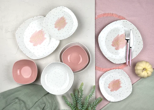 طقم عشاء بورسر 24قطعه 