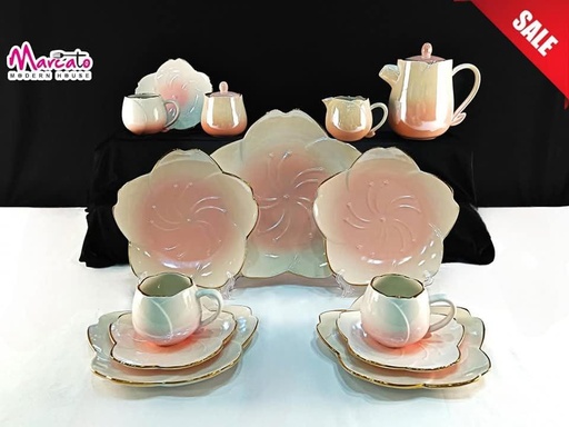 [99009002] M.S.A طقم شاي و جاتوه 24 قطعة